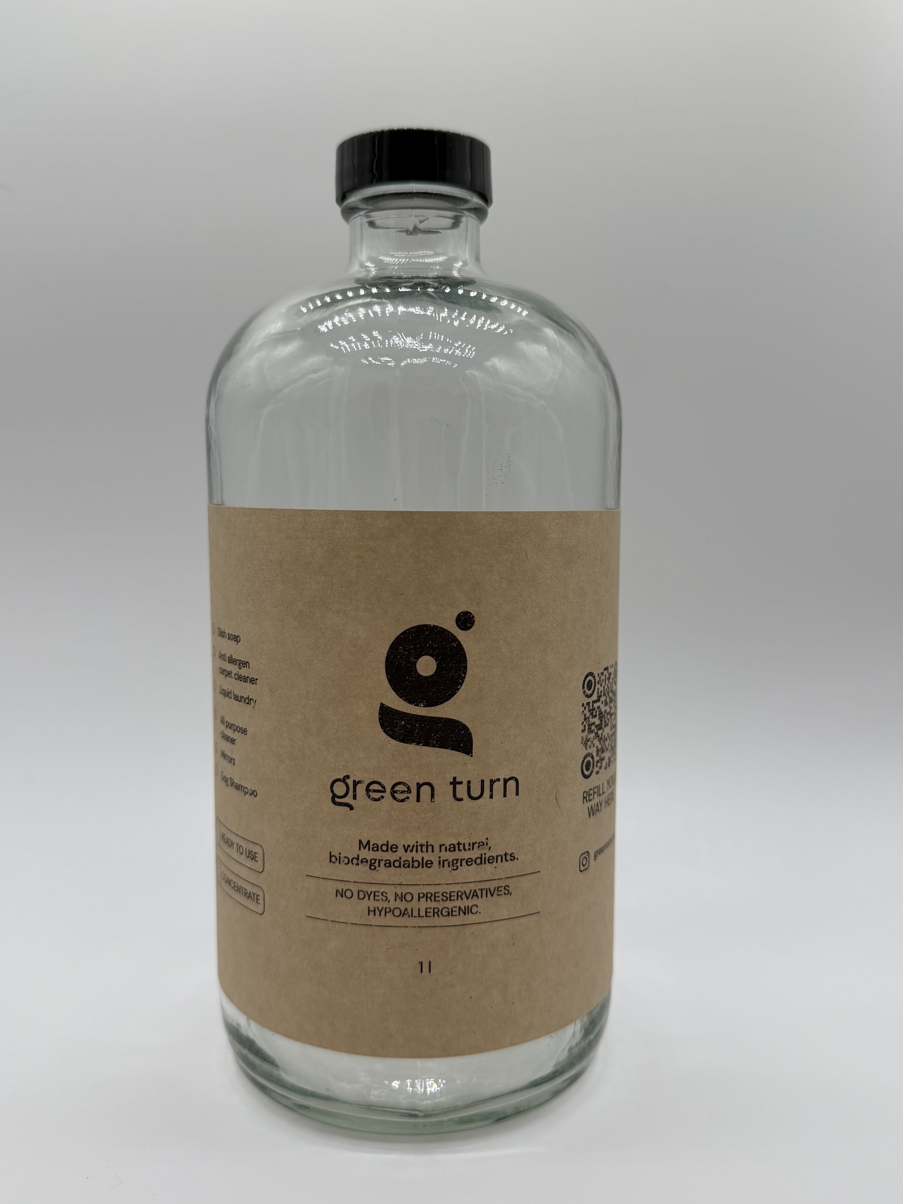 Washing Machine Deodorizer — A clean, green washing machine.